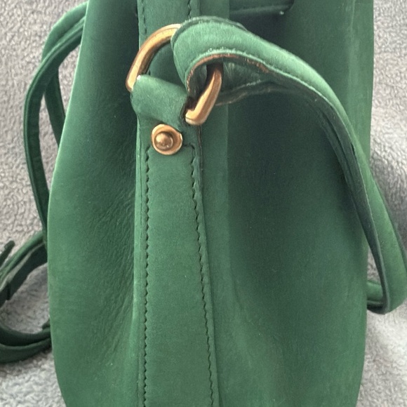 Dooney and Bourke Mini Nubuck Drawstring in Jade - Picture 3 of 12